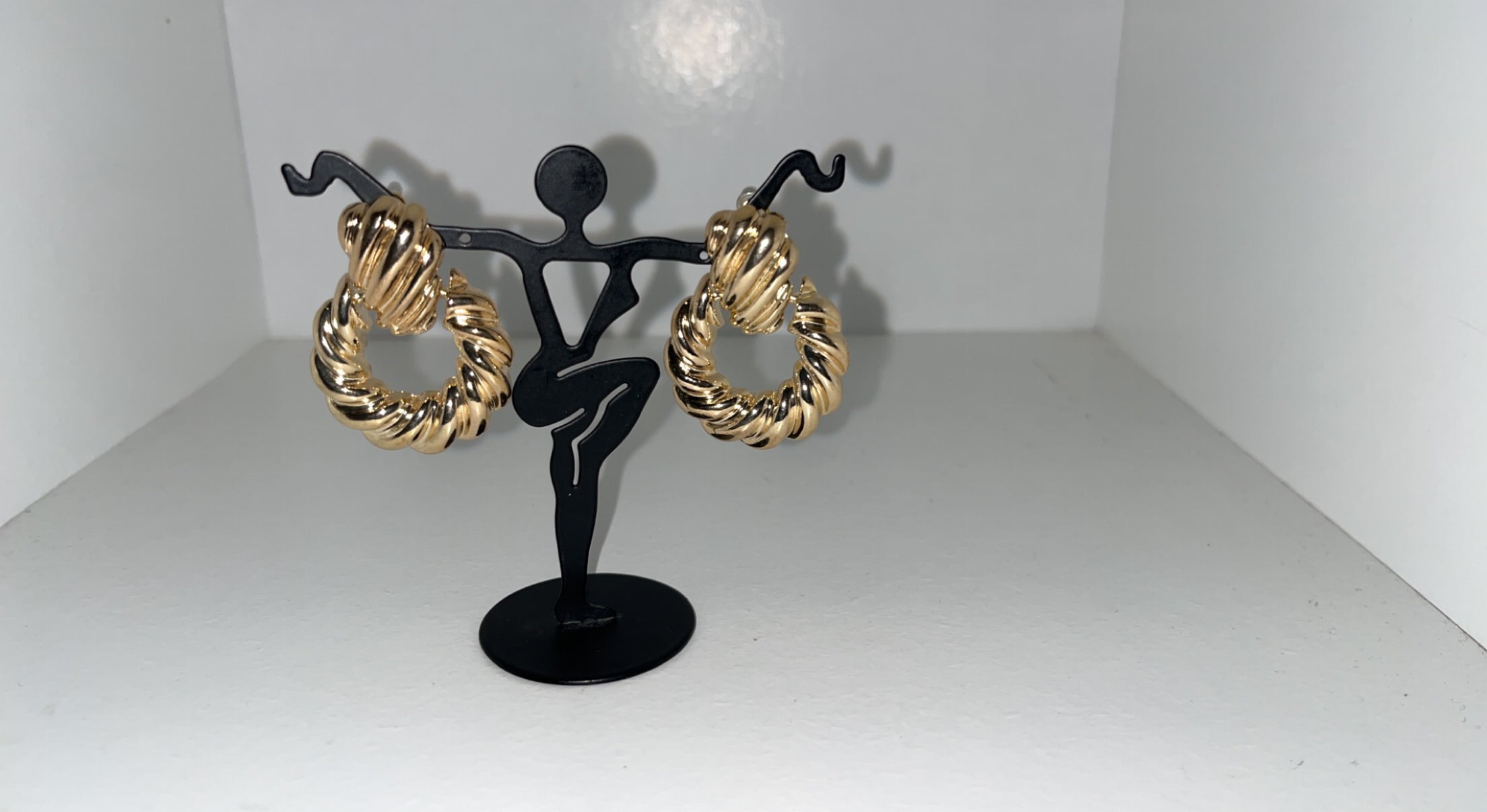 Celeste Gold stud earrings